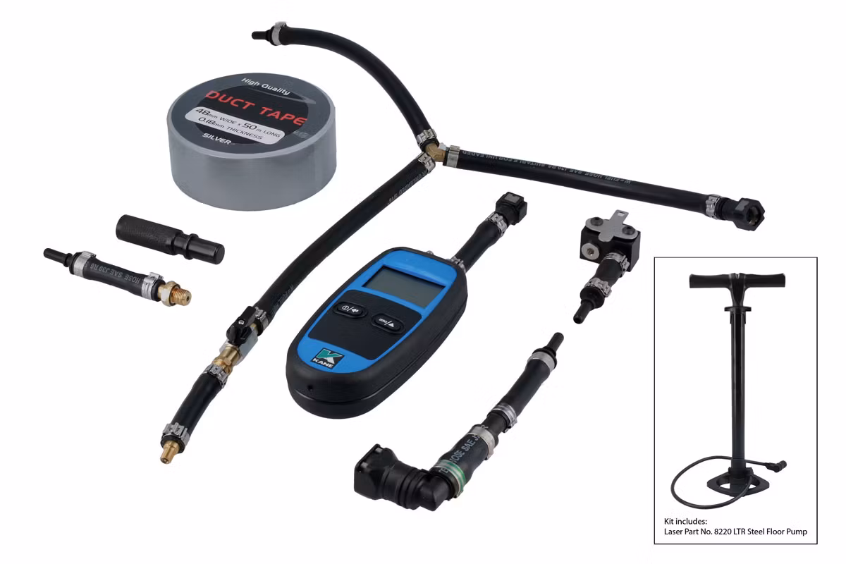 Trycktestkit för batteriintegritet i elbilar - för Hyundai, Jaguar, Kia och Nissan
