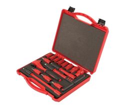 Isolerad hylssats 3/8 "D 16 delar