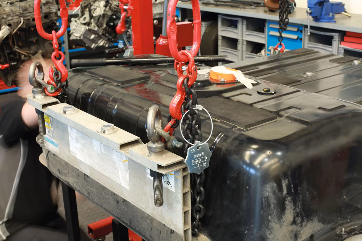 EV-batteri lyftram - för 4/6-punktslyft Arbetsvikt 700 kg