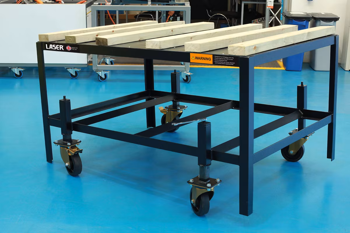 EV-batteri Justerbar mobil bänk SWL 800 kg