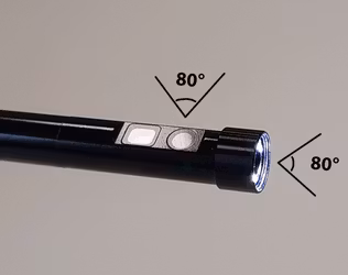 Endoskop HD dual-sond kamera ledad sond 3,9 mm