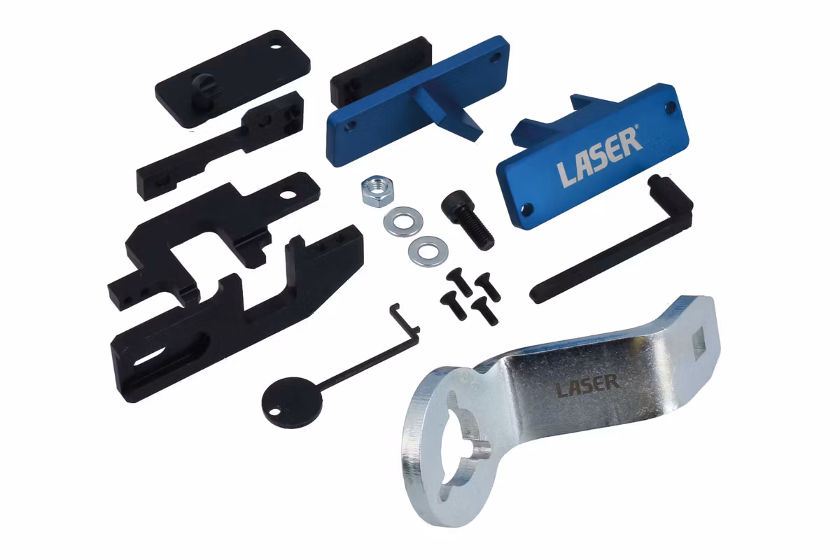 Masterkit för motortiming (inkl. hållverktyg för vevaxelhjul) - för PSA Wet Belt 1.0, 1.2 Bensin
