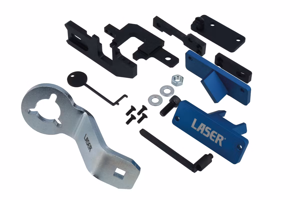 Masterkit för motortiming (inkl. hållverktyg för vevaxelhjul) - för PSA Wet Belt 1.0, 1.2 Bensin