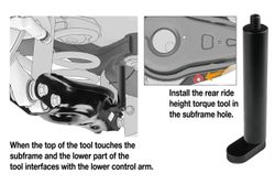 Rear Ride Height Moment Tool - Tesla Model 3 & Y