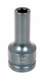 Krafthylsa Torx 3/4"D E18
