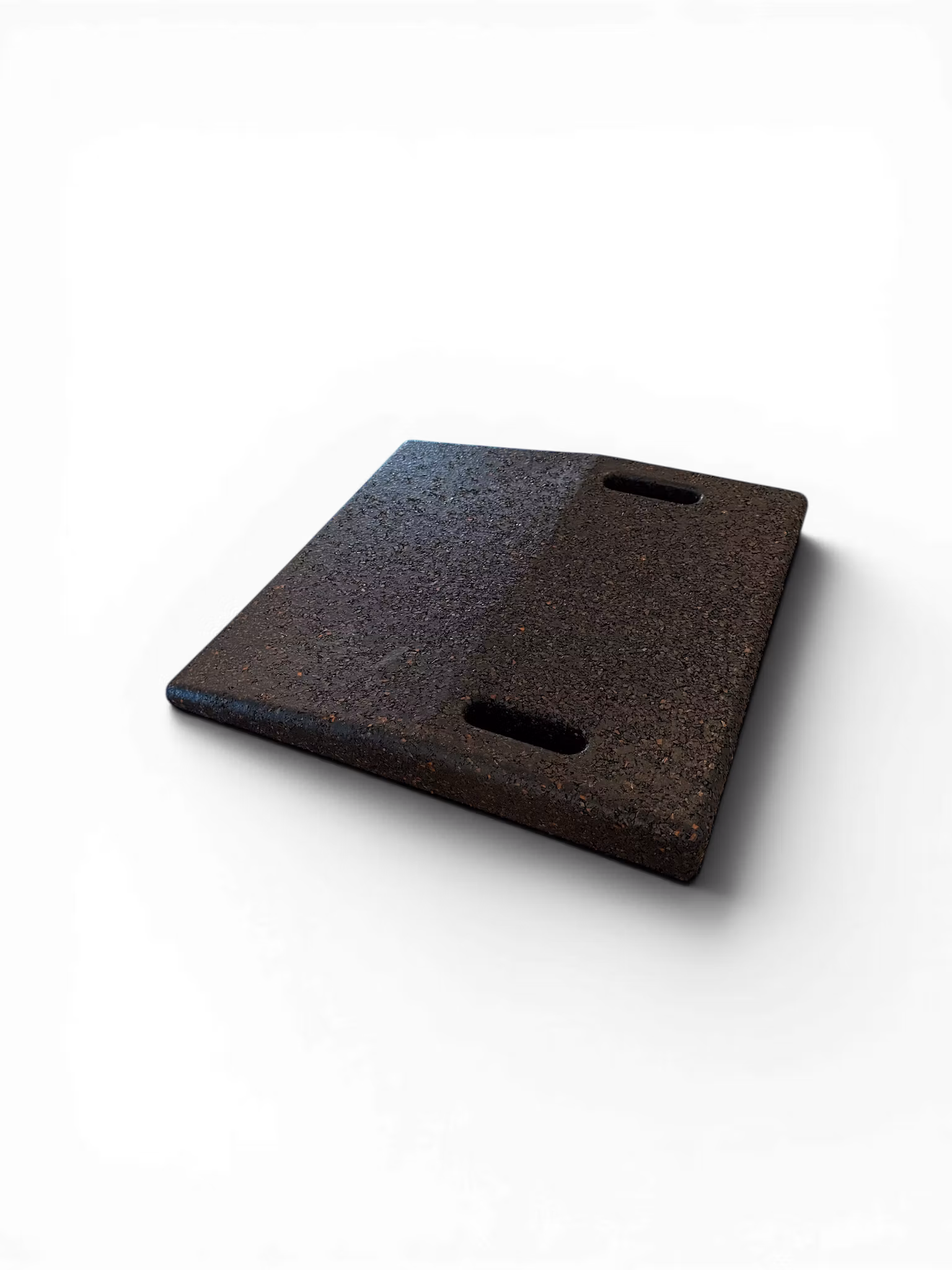 Uppkörningsramp till pelarlyft slutande på en sida  500x500x50mm återvunnen