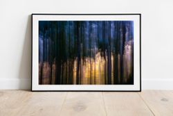 Sunrise and sunset ICM Print