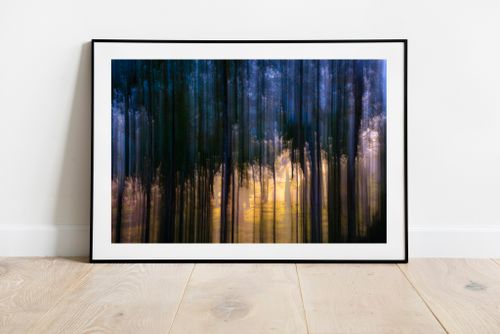 Sunrise and sunset ICM Print