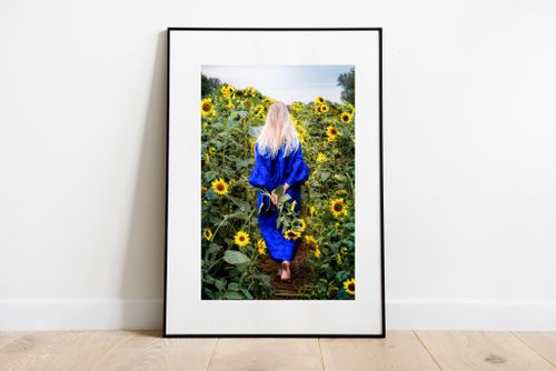 Solrosor Köpingebro Print