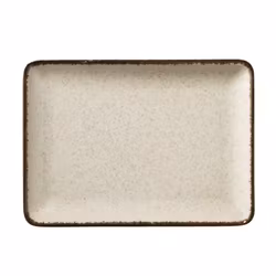Blocho Pearl Tan Tallrik flat 27X20cm beige, 6 st/frp