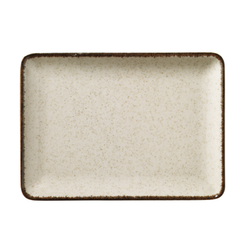 Blocho Pearl Tan Tallrik flat 27X20cm beige, 6 st/frp