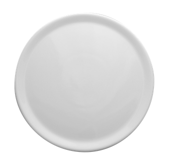 Blocho Tina Pizzatallrik flat rund vit 33cm, 6 st/frp