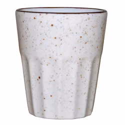 Blocho Hel Mugg utan öra räfflad ljus creme 25cl, 36 st/frp