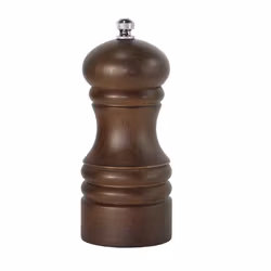 Kryddkvarn mörkbrun 12 cm med ett P för peppar, 1st/frp FRANKHUGO