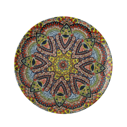 Tallrik flat rund Mandala C 27,5cm, 4 st/frp FRANKHUGO