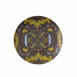 Tallrik flat rund Mandala D 20cm, 4 st/frp FRANKHUGO