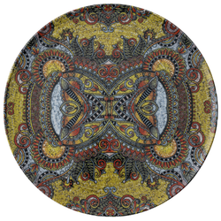 Tallrik flat rund Mandala D 32cm, 4 st/frp FRANKHUGO