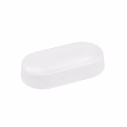 Tallrik oval 16,5x8,5 H 3 cm Melamin Gourmet White, 1st/frp FRANKHUGO