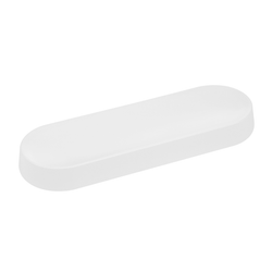 Tallrik oval 30x10 H 3 cm Melamin Gourmet White, 1st/frp FRANKHUGO