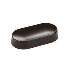 Tallrik oval 16,5x8,5 H 3 cm Melamin Gourmet Black, 1st/frp FRANKHUGO
