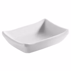 Skål 9x7x2,5 cm White Melamin, 1st/frp FRANKHUGO