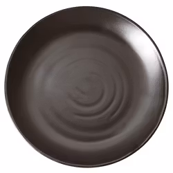 Tallrik 28 cm Black Melamin, 1st/frp FRANKHUGO