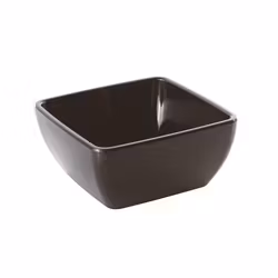 Skål kvadratisk 9 cm Black Melamin, 1st/frp FRANKHUGO