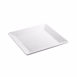 Fat kvadratiskt 26,5x26,5 cm White Melamin, 1st/frp FRANKHUGO
