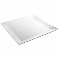 Fat kvadratiskt 51x51 cm White Melamin, 1st/frp FRANKHUGO