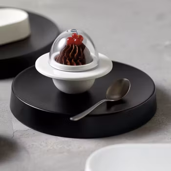 Skål 70 ml Melamin Gourmet White, 1st/frp FRANKHUGO