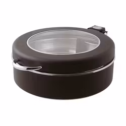 Chafing Dish induktion D 36cm svart med glaslock, 1st/frp FRANKHUGO