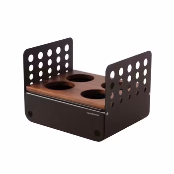 Kyldisplay för 4 burkar eller kannor med tillbehör 34x27,3x25cm svart, 1st/frp FRANKHUGO