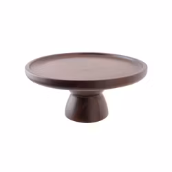 Tårtfat på fot D 25cm H 11cm trä, 1st/frp FRANKHUGO