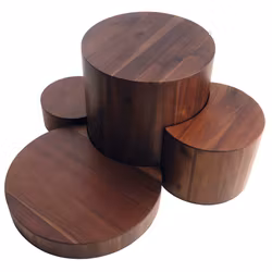 Serveringsblock D 24cm H 18cm trä, 1st/frp FRANKHUGO