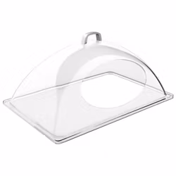 Kupollock med öppning långsida GN 1/2 33x28x17cm plast, 1st/frp FRANKHUGO