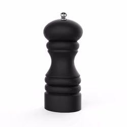 Kryddkvarn matt svart 12 cm med ett P för peppar, 1st/frp FRANKHUGO