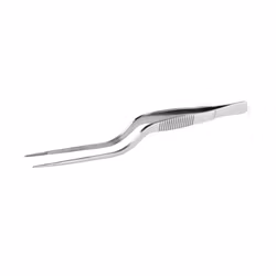 Pincett vinklad rostfri 16cm, 1 st/frp FRANKHUGO