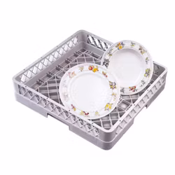 Diskback öppen 50x50cm grå, 1 st/frp FRANKHUGO