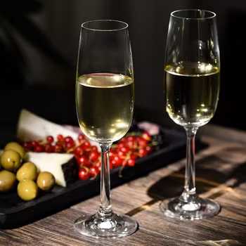 Champagneglas Pure 17,5cl H205mm, 6st/frp FRANKHUGO