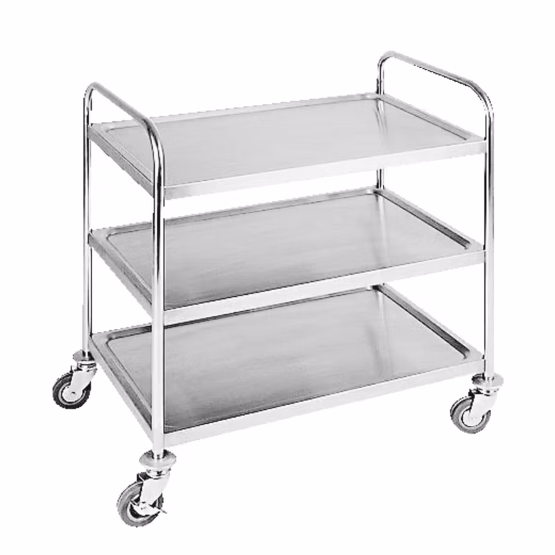 Storköksvagn rostfri 3 hyllor 910x590x930mm, 1 st/frp FRANKHUGO