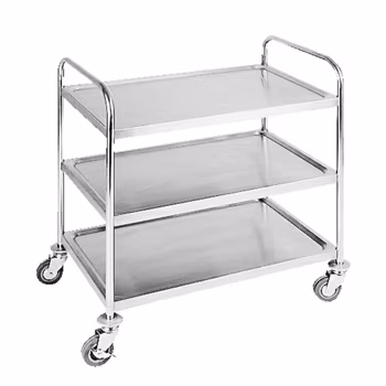 Storköksvagn rostfri 3 hyllor 910x590x930mm, 1 st/frp FRANKHUGO