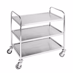 Storköksvagn rostfri 3 hyllor 910x590x930mm, 1 st/frp FRANKHUGO