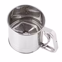 Pudersikt rostfri D120mm H130mm, 1st/frp FRANKHUGO