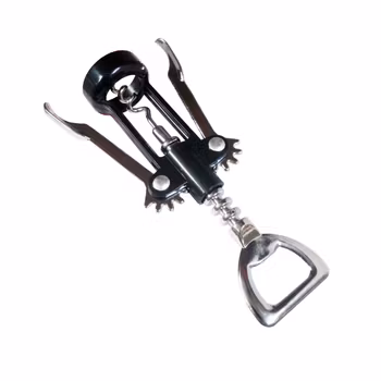 Korkskruv rostfri med hävarm, 1st/frp FRANKHUGO