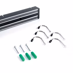 Magnetlist svart plast 45cm, 1st/frp FRANKHUGO