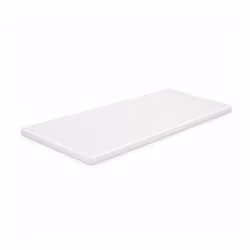 Skärbräda HDPE plast GN 1/1 53x32,5x1,2cm vit 1st/frp FRANKHUGO