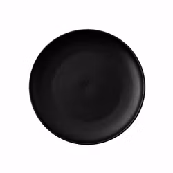 Flat tallrik 21×21×3 cm Black Clay 4st/frp FRANKHUGO