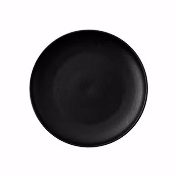 Flat tallrik 21×21×3 cm Black Clay 4st/frp FRANKHUGO