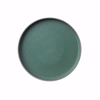 Flat tallrik med hög kant 20 cm Sandie Green stengods 4st/frp FRANKHUGO