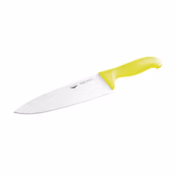 Kockkniv 20 cm gult handtag, 1 st/frp FRANKHUGO